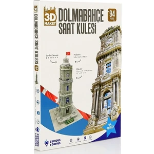 Curious & Genius Dolmabahçe Saat Kulesi 94 Parça 3D Puzzle