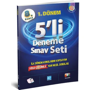 Karacan Yayınları 8. Sınıf 1. Dönem 5'li Deneme Sınav Seti