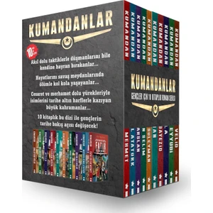 Kumandanlar Seti (10 Kitap Takım Kutulu) - Yiğit Recep Efe