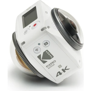 Pixpro 4KVR360 Aksiyon ve 360 Derece Aile Eğlence Kamerası Ultimate Aksesuar Paketli