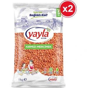 Kırmızı Mercimek 1 kg  x  2'li Paket