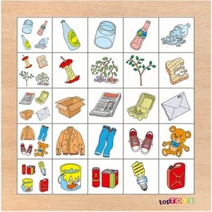 Geri Dönüşüm Ahşap Puzzle CS-7017