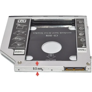 9.5mm HDD Caddy Laptop Notebook Sata 4716P DVD To SSD Kutusu