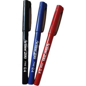 rtline 200 Fine  Yazı ve Çizim Kalemi Renkli 0.4 mm 3'lü