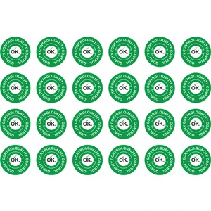 Etiket Sanatı Kontrol Edildi Etiketi Çap 2 cm 1000'li