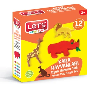 Oyun Hamuru Kara Hayvanları Seti