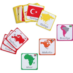 Meraklı Zebra Ülke Kültür Kartları