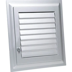 Banyo WC Havalandırma Menfez Panjur Gri Plastik 35 x 45 cm