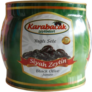 Siyah Zeytin Jumbo Xs Boy 2 Kğ Teneke Kutu