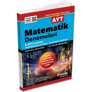 Aydın Yayınları AYT Matematik 8 Deneme - 2020