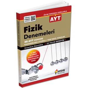Aydın Yayınları AYT Fizik 30 Deneme - 2020
