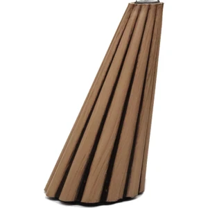 Adem Koç Plastik Açılı Sehpa, Mobilya Ayağı Ahşap Desenli Premium Papatya Modeli 15 cm