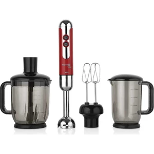 A447-10 Mia Mega Kırmızı / Krom Blender Set