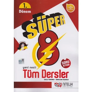 Nitelik Yayınları 8. Sınıf LGS 1. Dönem Tüm Dersler Süper Soru Kitabı