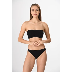 Miss Fit Pedli Straples 11072 Örme Seamless Dikişsiz Basic Kadın Bandeo Büstiyer