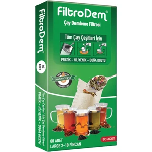 Çay Demleme Filtesi L 2- 10 Fincan 80'li