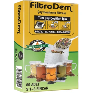 Çay Demleme Filtesi S 1-3 Fincan 80'li
