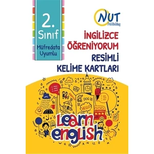 Nut Publishing 2. Sınıf İngilizce Öğreniyorum Resimli Kelime Kartları