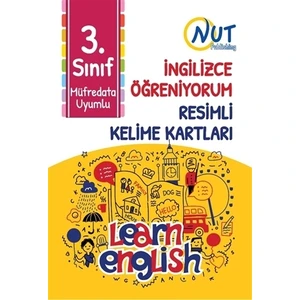 Nut Publishing 3. Sınıf İngilizce Öğreniyorum Resimli Kelime Kartları
