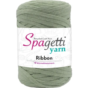 Spagettiyarn Haki Ribbon İp