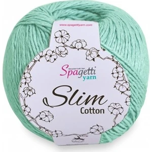 Spagettiyarn Mint Yeşili Slim Cotton İp