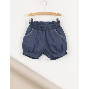 Balon Kesim Kız Çocuk Denim Şort