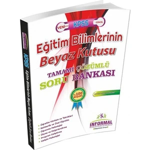 Informal Yayınları Eğitim Bilimlerinin Beyaz Kutusu Çözümlü Sor Bankası 2019