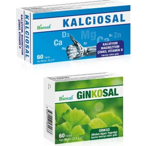 Kalsiyum Magnezyum Çinko Tablet + Ginkgo Biloba Tablet