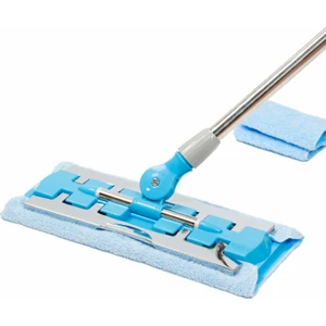 360 Döner Başlıklı Mikrofiber Mop + Yedek Mikrofiber Be