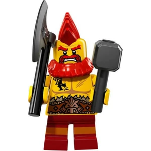 Minifigür Seri 17 - 71018 - Battle Dwarf (Kapalı Paket 1 Adet Minifigür)