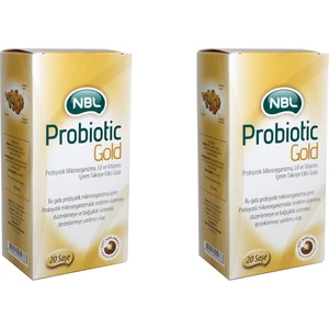 Nbl Probiotic Gold 20 Saşe x 2 Kutu
