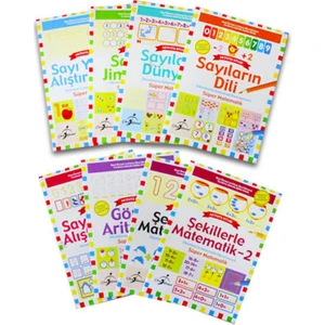 Süper Matematik  Etkinliklerle Matematik Öğreniyorum - 8 Kitap