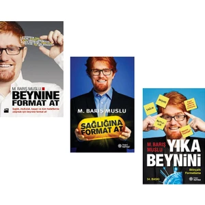 Beynine Format At - Sağlığına Format At - Yıka Beynini - 3 Kitap - Barış Muslu