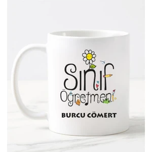 Nil Hediye Sınıf Öğretmeni Bardağı Beyaz