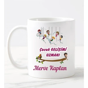 Nil Hediye Çocuk Gelişimi Uzmanı Kupa Bardağı Beyaz