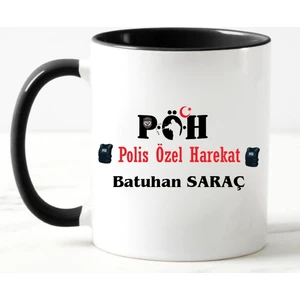 Nil Hediye Polis Özel Harekat Pöh Bardağı Siyah