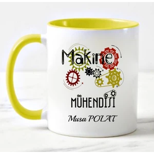 Nil Hediye Makine Mühendisi Bardağı Sarı
