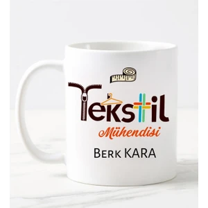 Nil Hediye Tekstil Mühendisi Kupa Bardağı Beyaz
