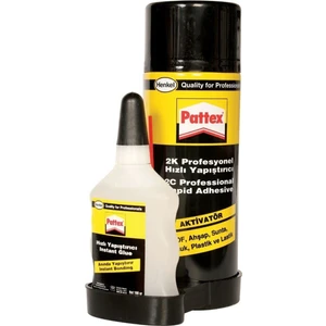 2K Profesyonel Hızlı Yapıştırıcı 400 ml Sprey + 100 ml Yapıştırıcı
