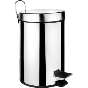 Paslanmaz Metal Pedallı Çöp Kovası 5 lt