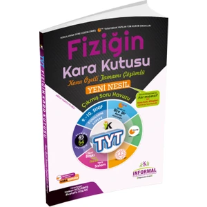 İnformal Yayınları İnformal Yayınları TYT Fiziğin Kara Kutusu 2020 Konu Özetli Tamamı Çözümlü Sor Bankası
