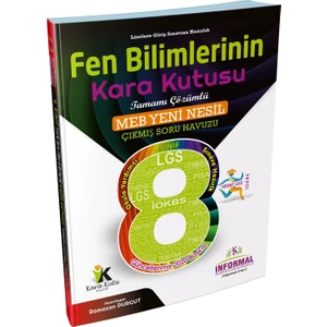 İnformal Yayınları LGS Fen Bilimlerinin Kara Kutusu 2020 8. Sınıf Çözümlü Sor Bankası
