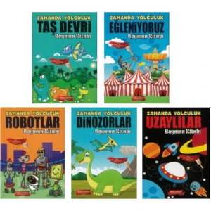 Gönül Zamanda Yolculuk Boyama Seti 5 Kitap