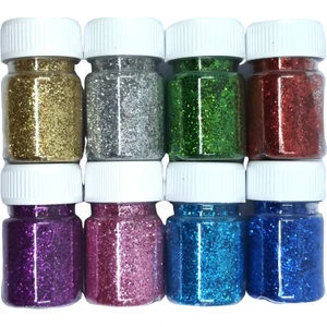 Epoksi Reçine Toz Sim Renkli Set 8'li 120 gr