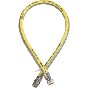 Örgülü Ocak Hortumu Doğalgaz Flexi 1/2e 1/2d 125 cm