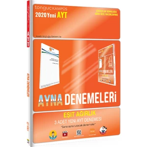 Tonguç Akademi Kampüs Yeni AYT Ayna Denemeleri (Eşit Ağırlık)