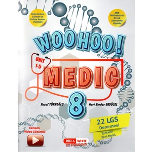Kırmızı Beyaz Yayınlar 8.Sınıf  1. Dönem Ingilizce Woo Hoo Denemesi