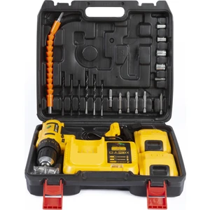 Staxx Power Pro Speed 24 V 5 Ah Darbeli Çift Akülü Şarjlı Vidalama Matkap 19'lu