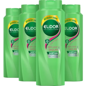 Sağlıklı Uzayan Saçlar Şampuan 650 ml x 4