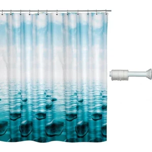 Stone Banyo Perdesi + Banyo Askısı